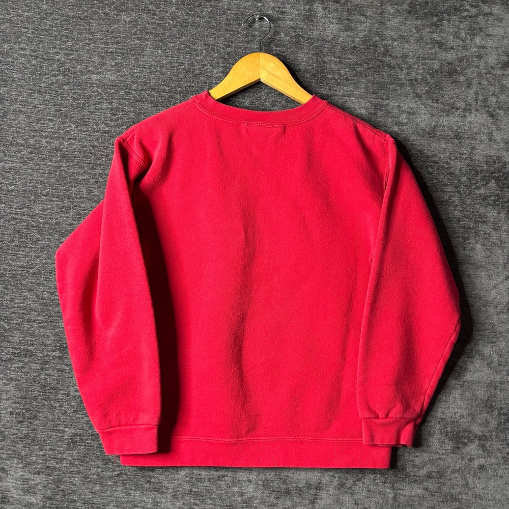 Vintage 2000 Dragon Ball Z Sweatshirt Red Goku Graphic Youth L Crewneck Anime - Picture 6 of 9